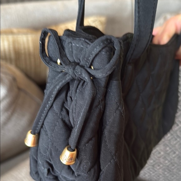 Vera Bradley Black Quilted Margie Handbag With Retired VB Bifold Wallet, NWOT - Picture 3 of 16